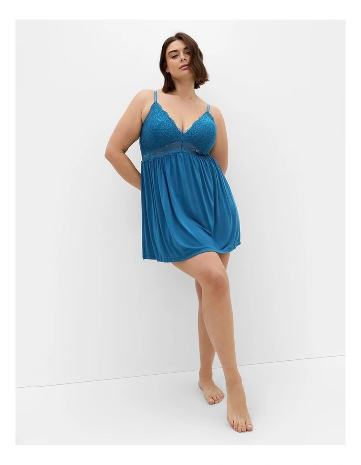 Juliette Chemise in lagoon image 1