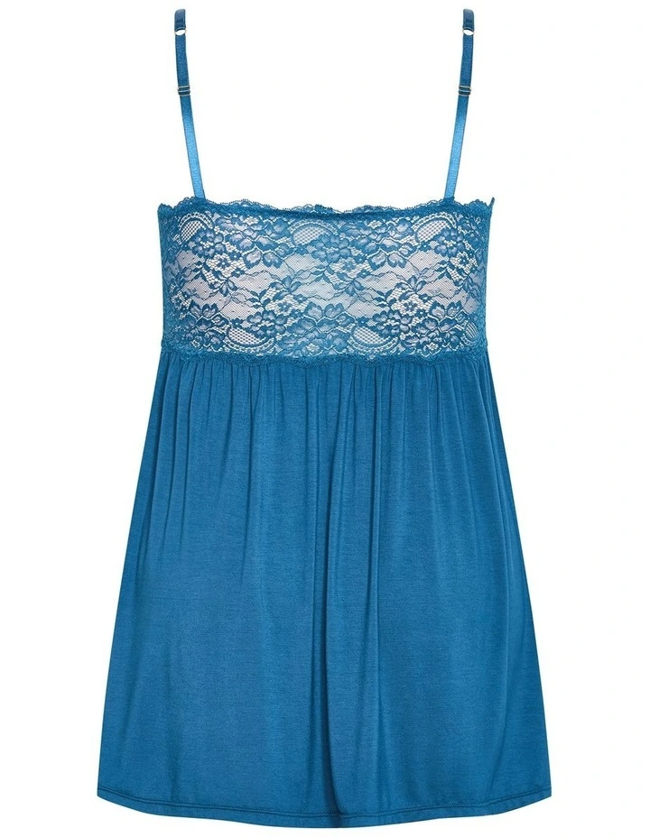 Juliette Chemise in lagoon image 4