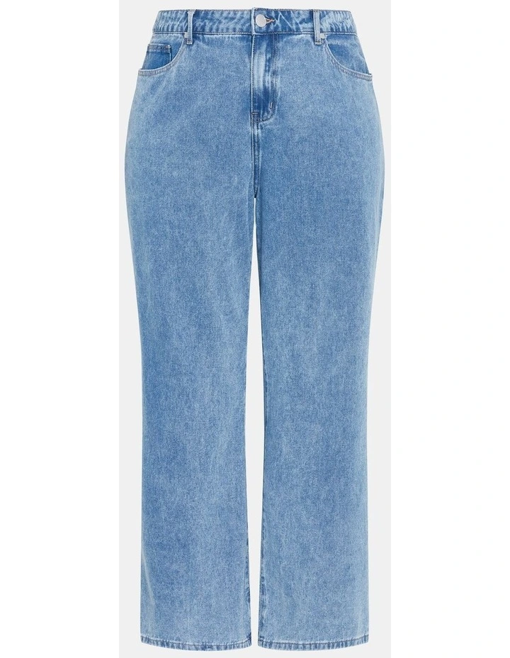 Harley Fit Sara Wide Leg Jeans in Light Denim image 3