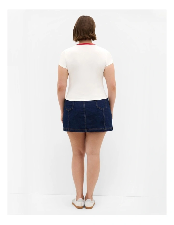 Cherry Tee in Ivory image 2