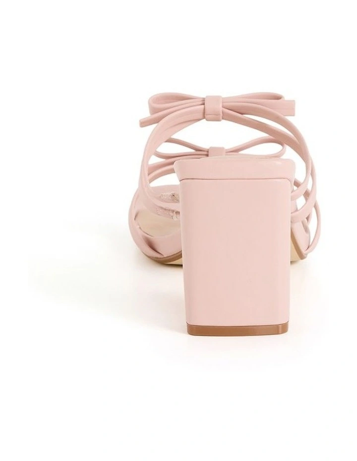 Wide Fit Ava Mule in Dusty Pink image 2
