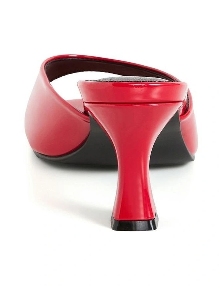 Wide Fit Stella Heel in Red image 2