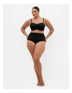 Luxe Bandeau Bra in black