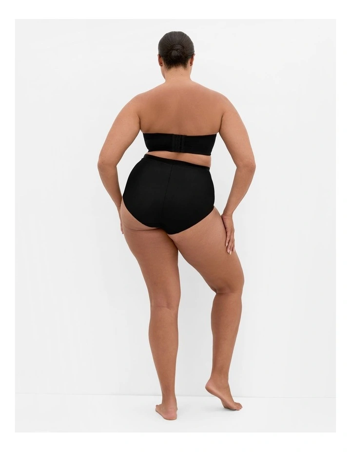 Luxe Bandeau Bra in black image 2