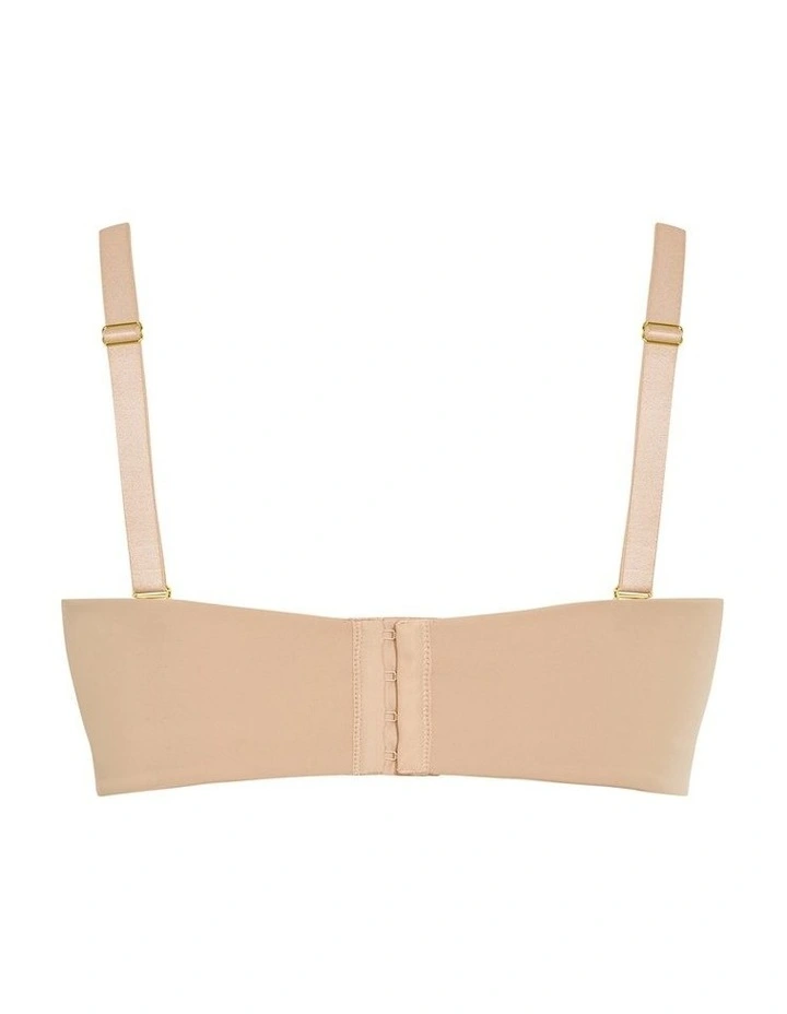 Luxe Bandeau Bra in Cafe image 4