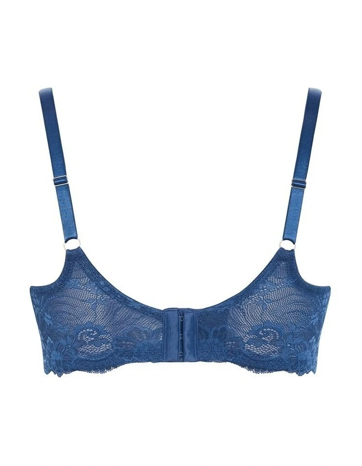 Hailey Print Contour Bra in Teal image 4