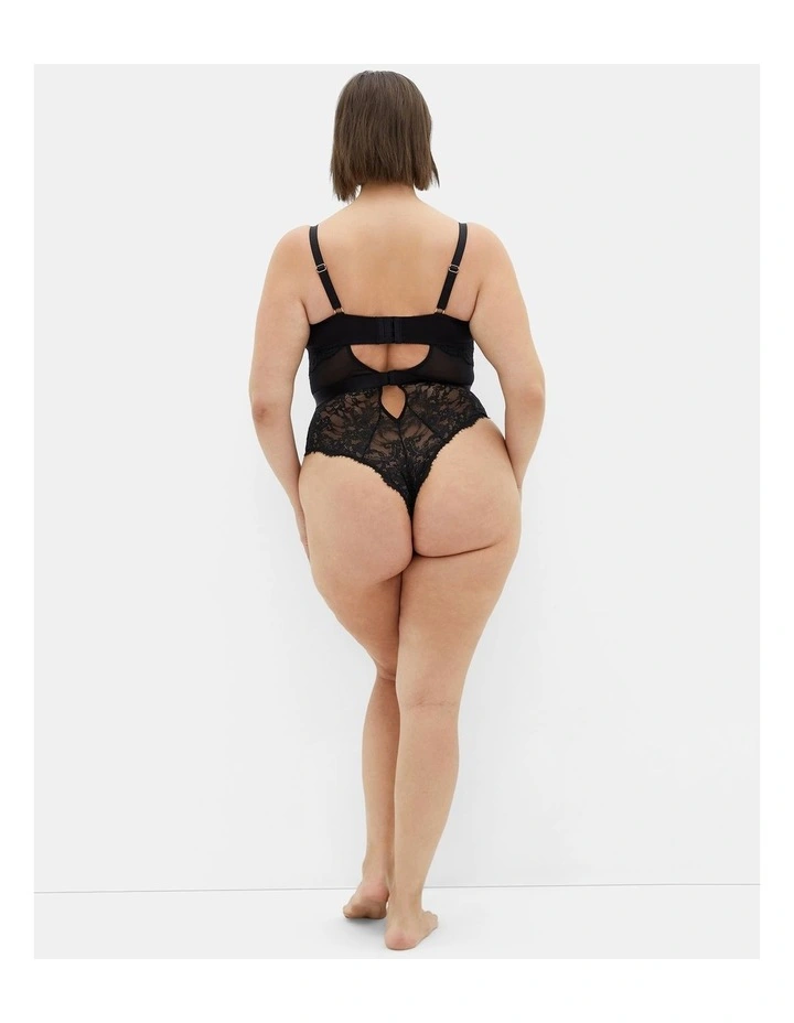 Josephine Bodysuit in Black image 2