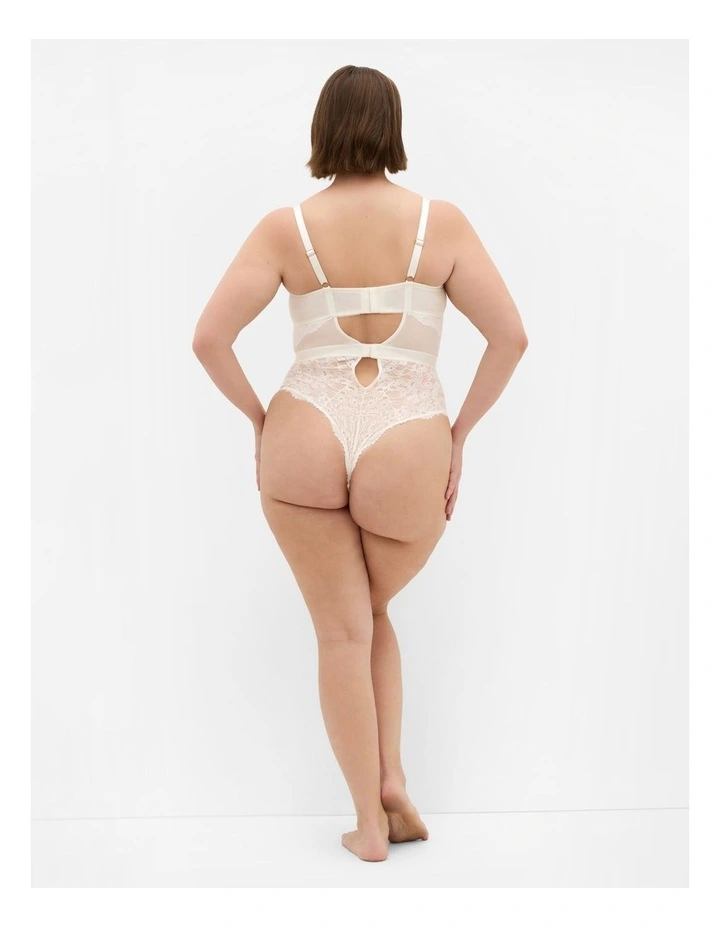 Josephine Bodysuit in ivory image 2