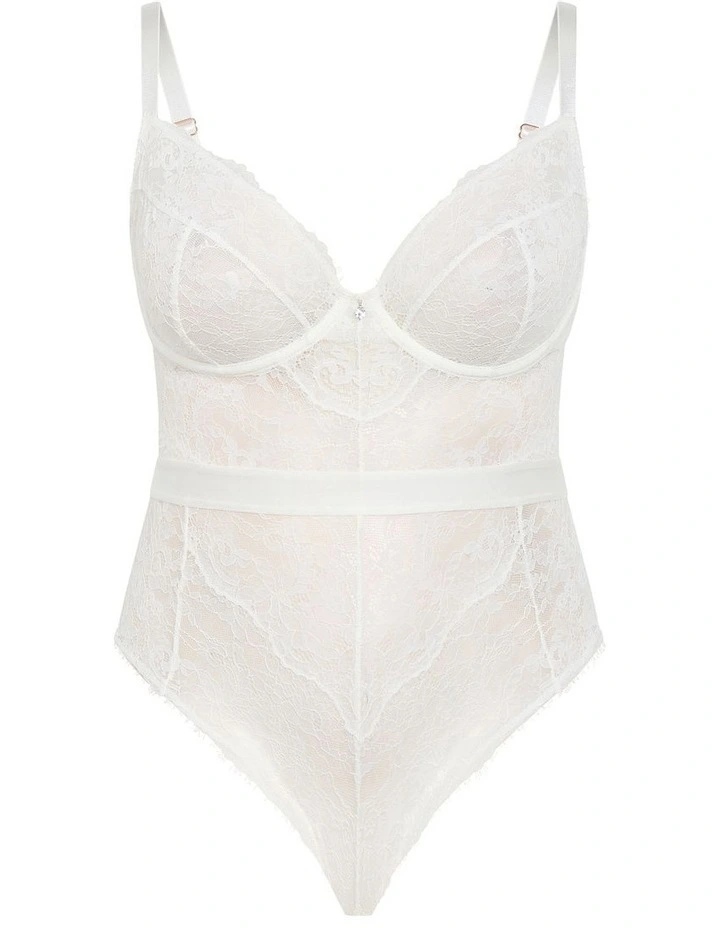 Josephine Bodysuit in ivory image 3