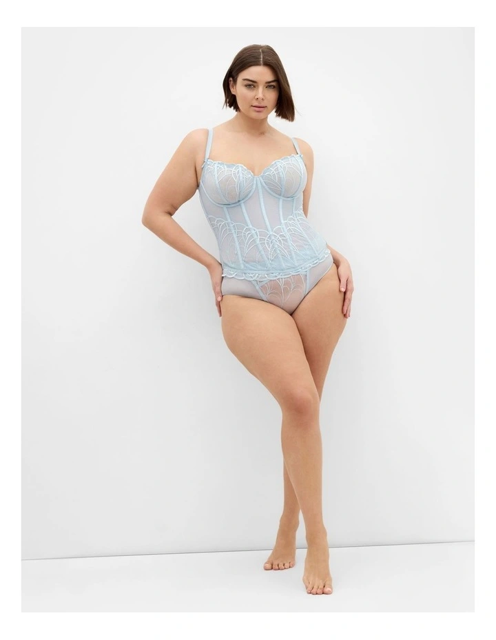Tabrett Corset in Sky Blue image 1