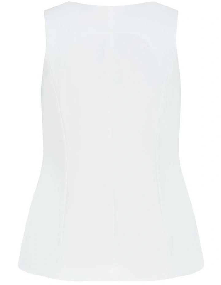 Abbie Vest in Ivory image 4
