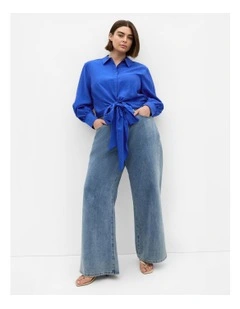 Elena Shirt in Cerulean