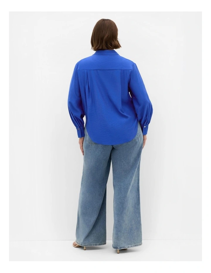 Elena Shirt in Cerulean image 2