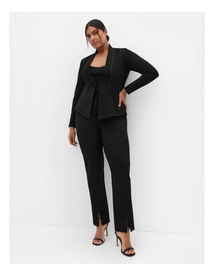 Piping Praise Jacket in Black image 1