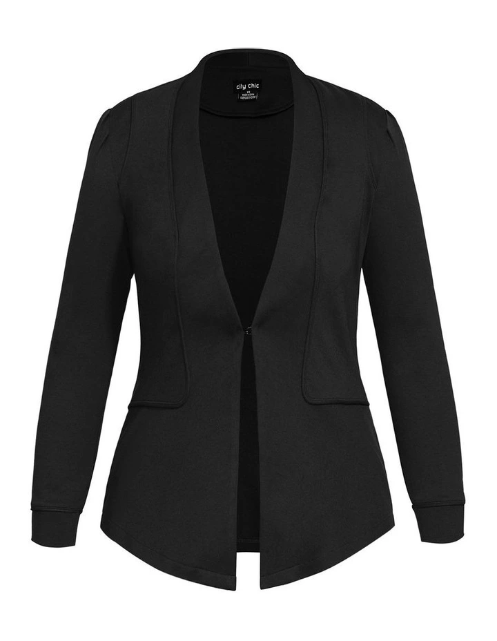 Piping Praise Jacket in Black image 3