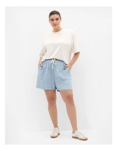 Lani Denim Short in Light Wash