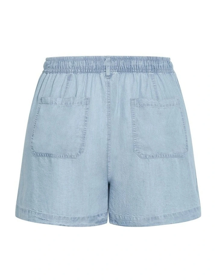 Lani Denim Short in Light Wash image 4