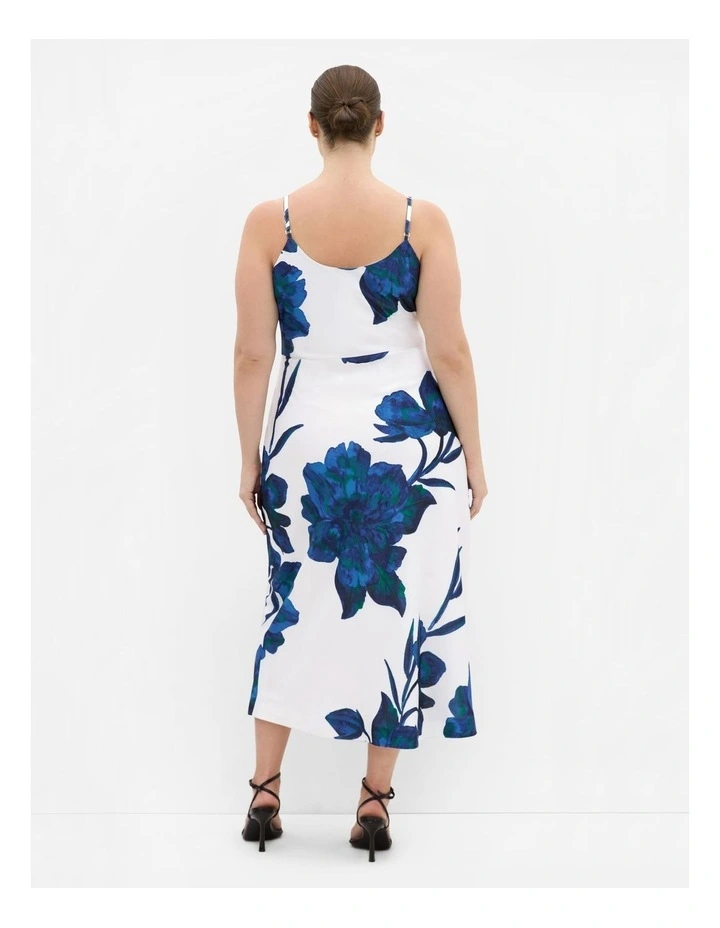 Mariana Print Dress in White image 2