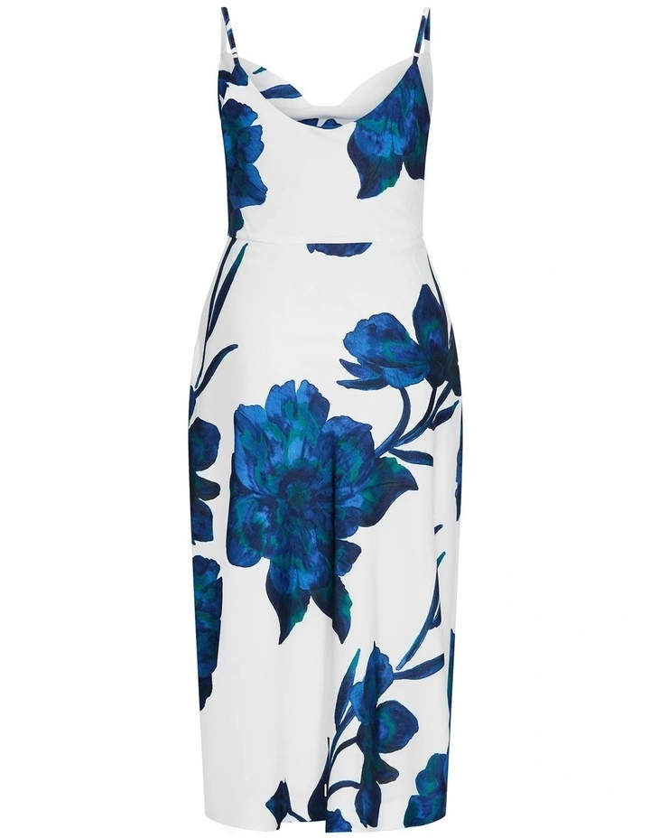 Mariana Print Dress in White image 4