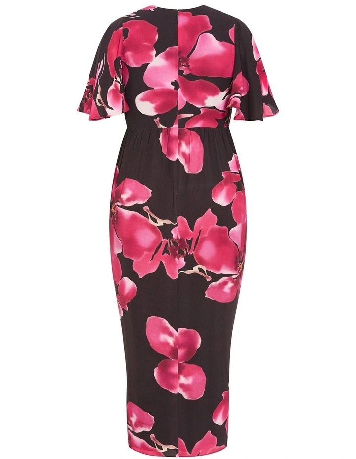 Braelynn Print Maxi Dress in Dark Chocolate image 4