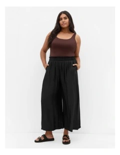 Sasha Wide Leg Pant in Black