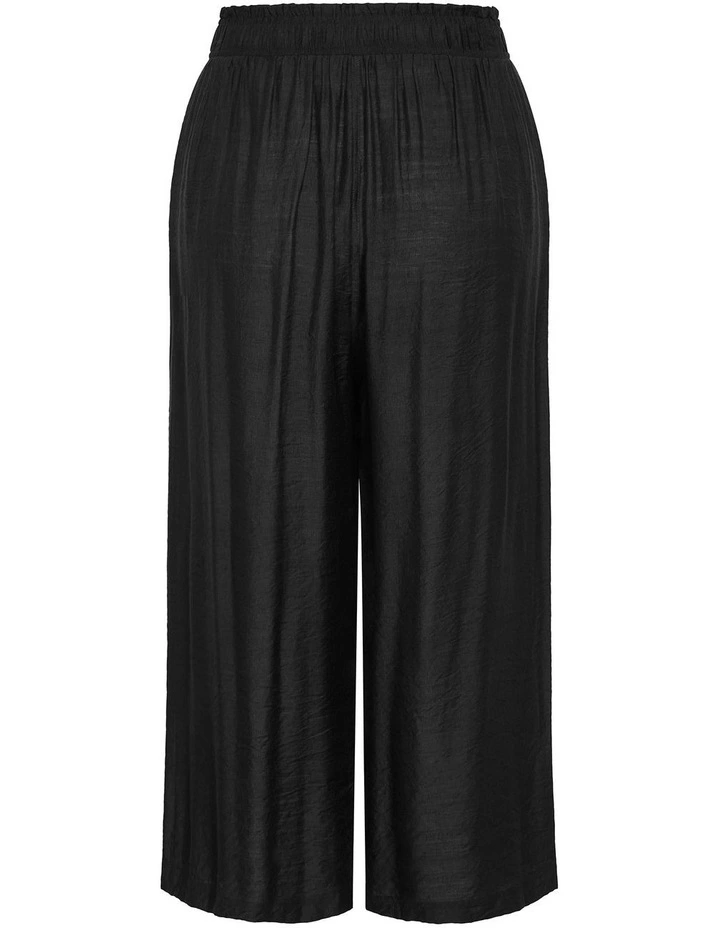 Sasha Wide Leg Pant in Black image 4