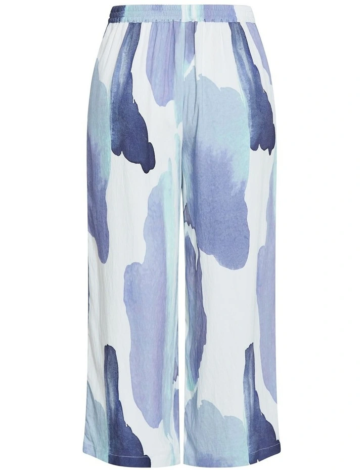 Surface Level Print Pant in Light Blue image 4
