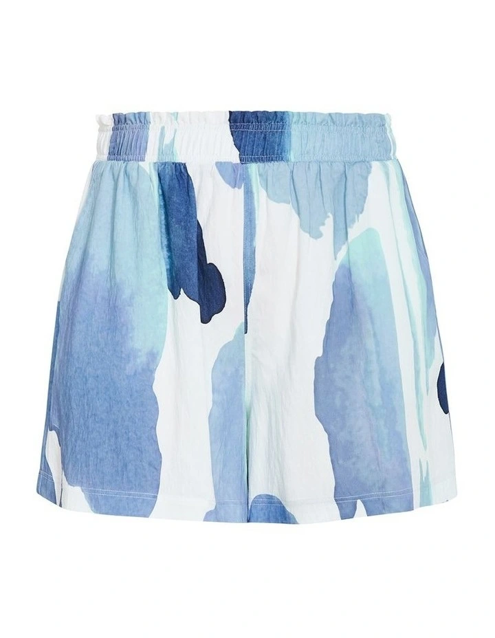 Surface Level Print Short in Light Blue image 3