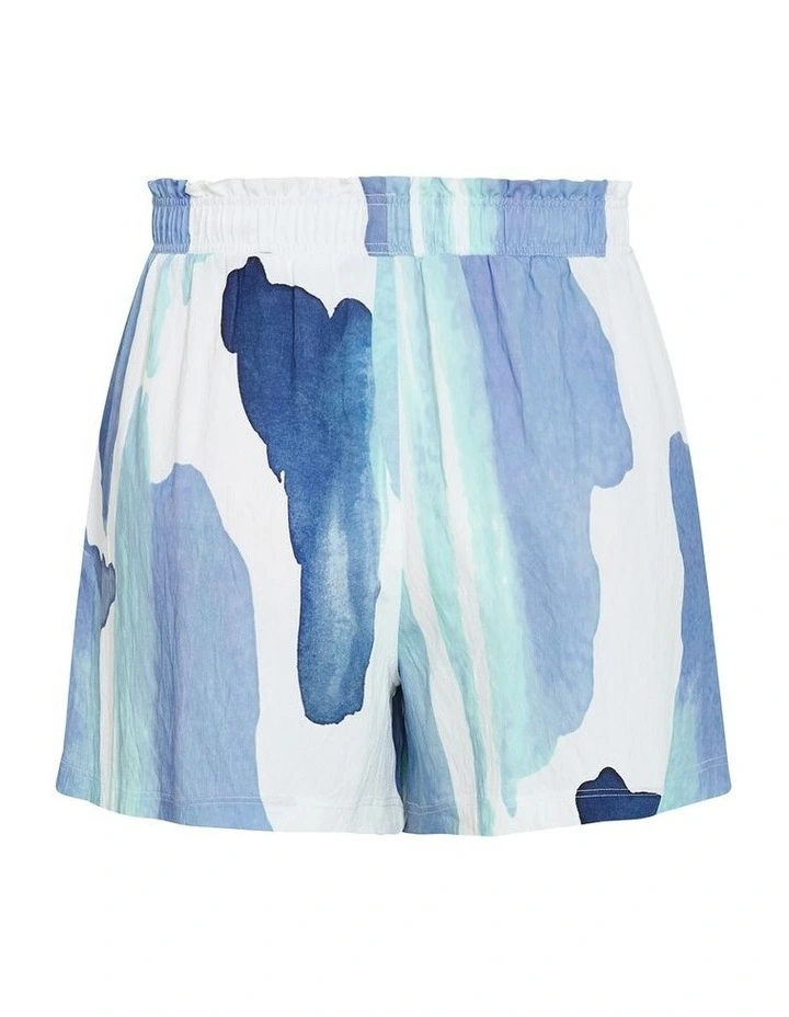 Surface Level Print Short in Light Blue image 4