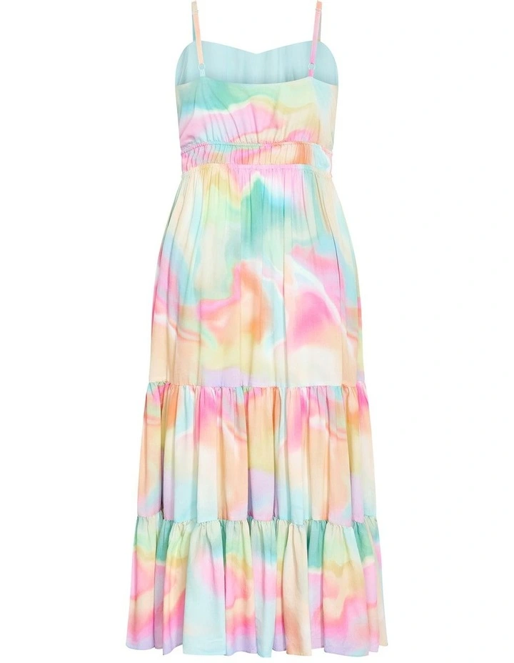 Kalea Print Maxi Dress in Multi image 4