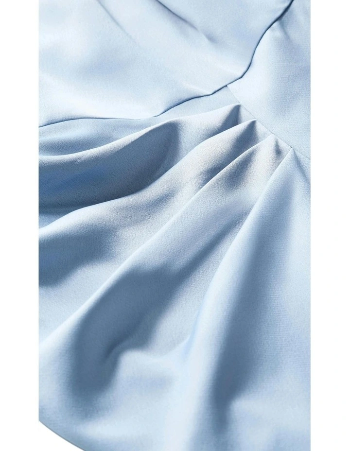 Plus Size Celina Halter Maxi Dress in Dusty Blue image 7