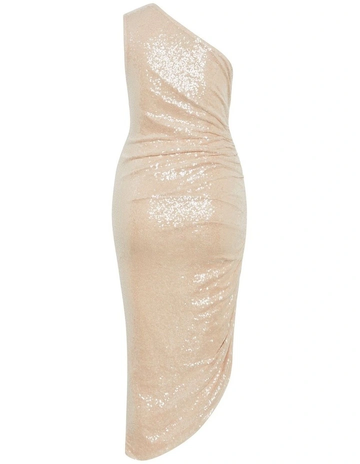 Plus Size Orbit Dress in Champagne image 4