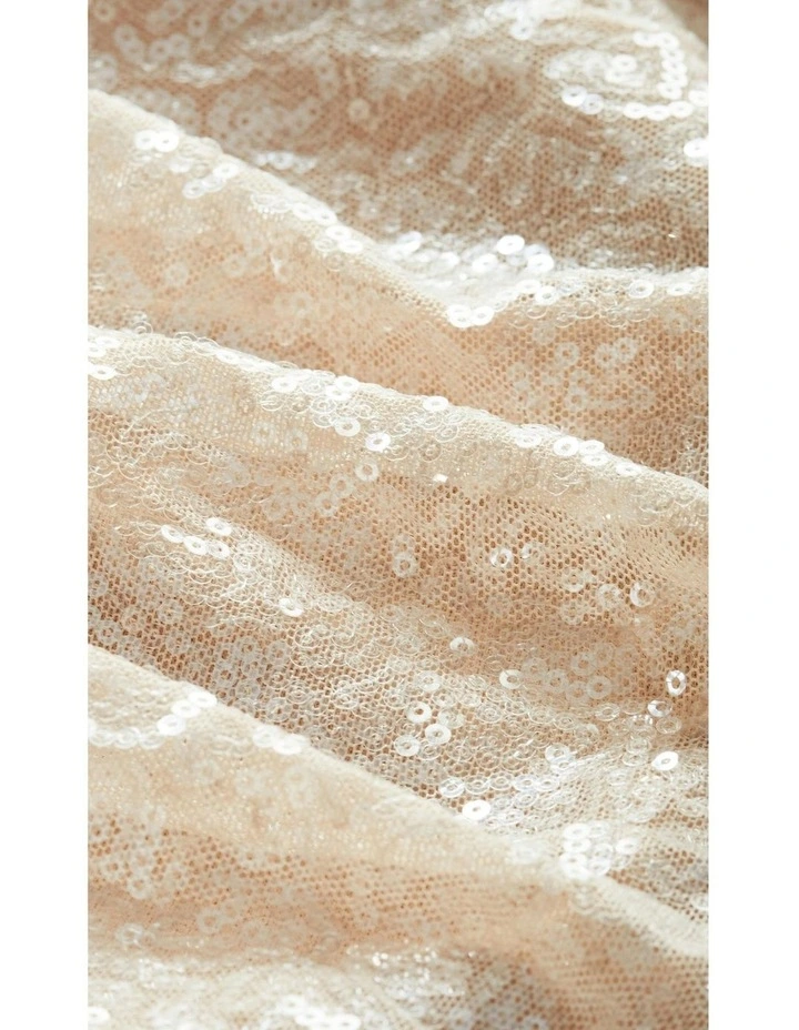 Plus Size Orbit Dress in Champagne image 5