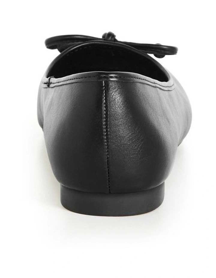 Wide Fit Ella Flat Ballet in Black image 3