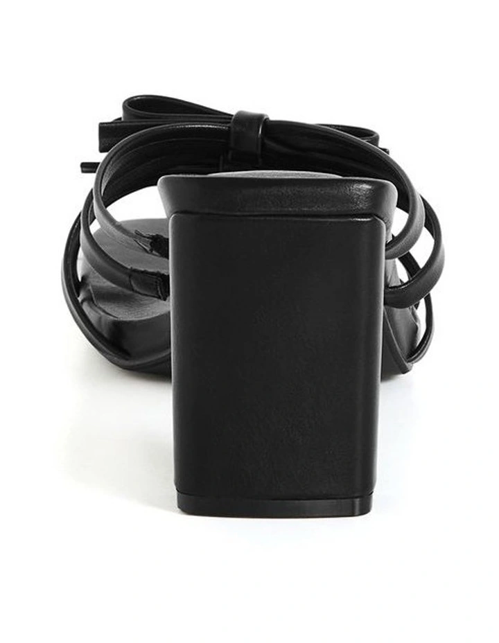 Wide Fit Ava Mule in Black image 2