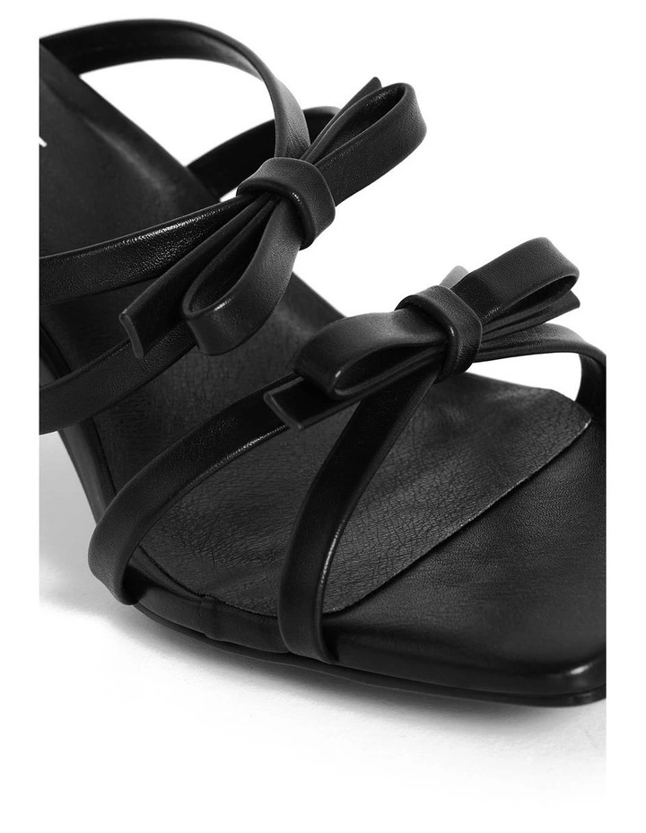 Wide Fit Ava Mule in Black image 5
