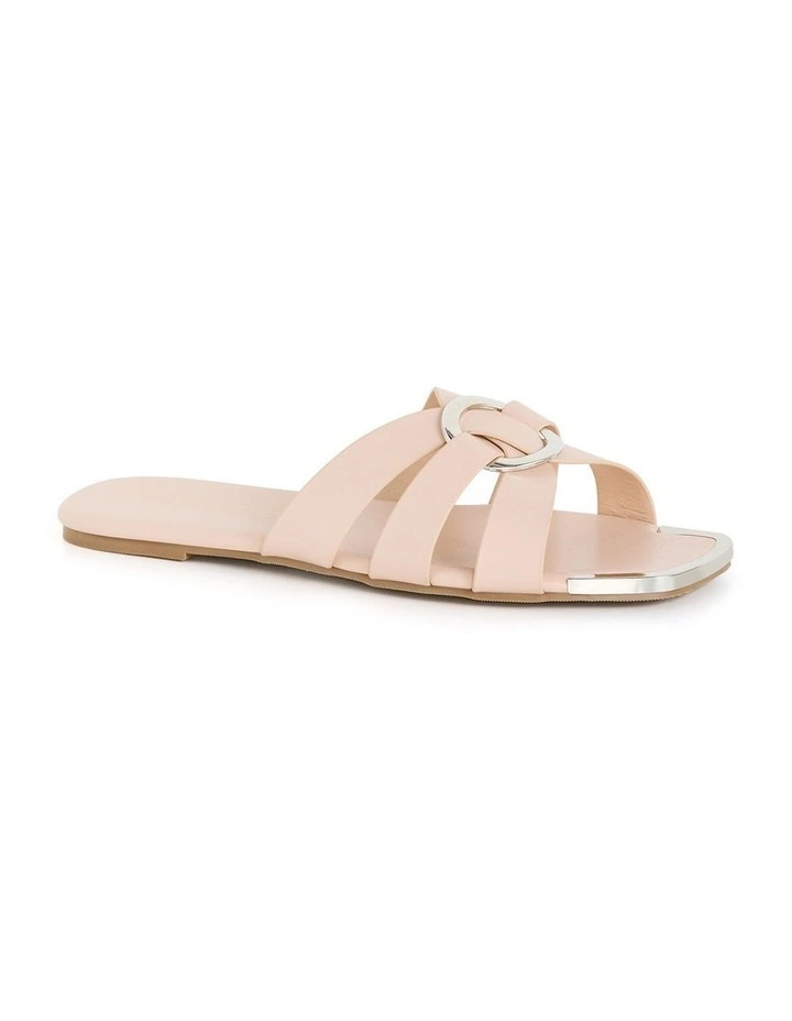 Wide Fit Jacey Slide in Nude image 1