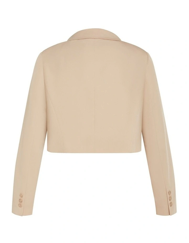 Plus Size Payton Jacket in Taupe image 4