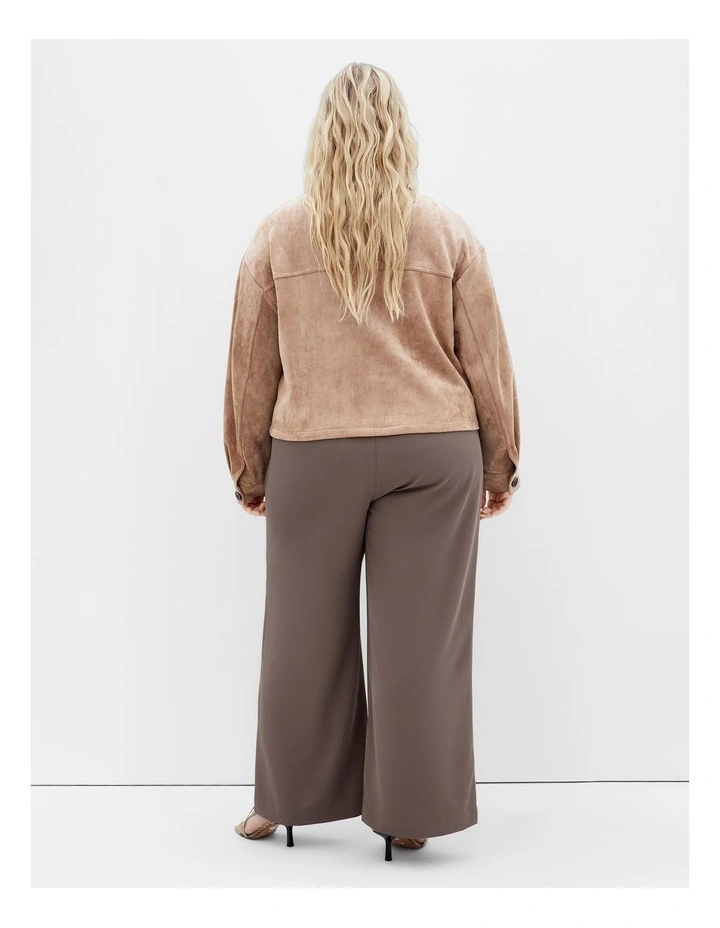 Plus Size Lusia Jacket in Caramel image 2