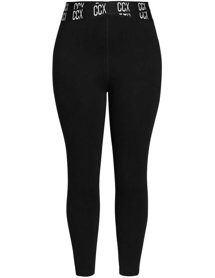 Plus Size Active Full Length Legging in Black image 5