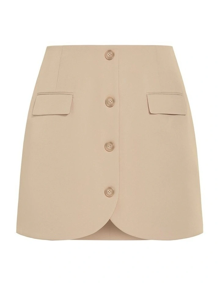 Plus Size Payton Skirt in Taupe image 3
