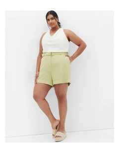 Plus Size Sylvie Short in Khaki
