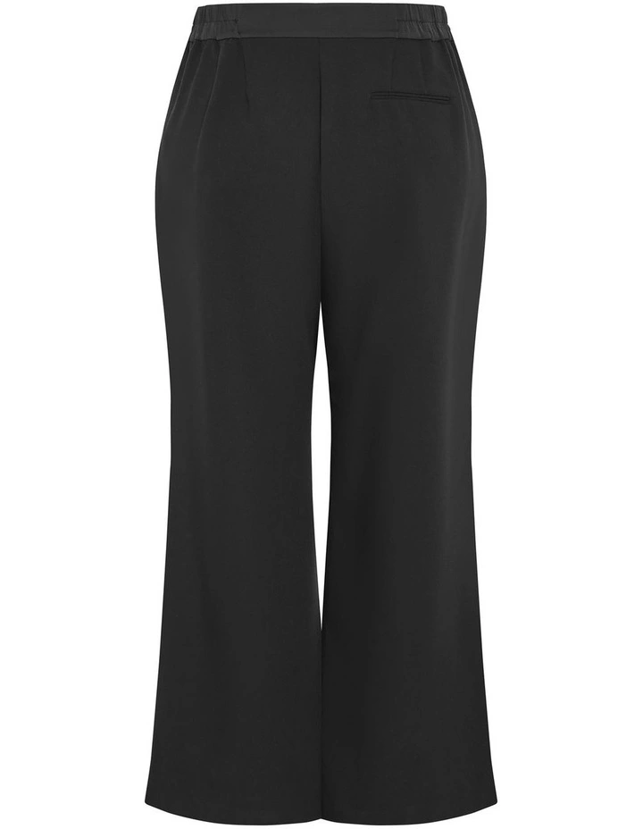 Plus Size Alece Wide Leg Pant in Black image 4