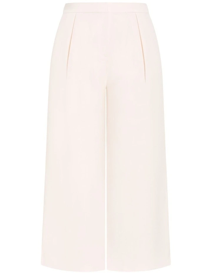 Plus Size Tori Wide Leg Pant in Cream image 3