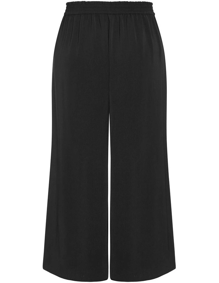 Plus Size Eliah Wide Leg Pant in Black image 4