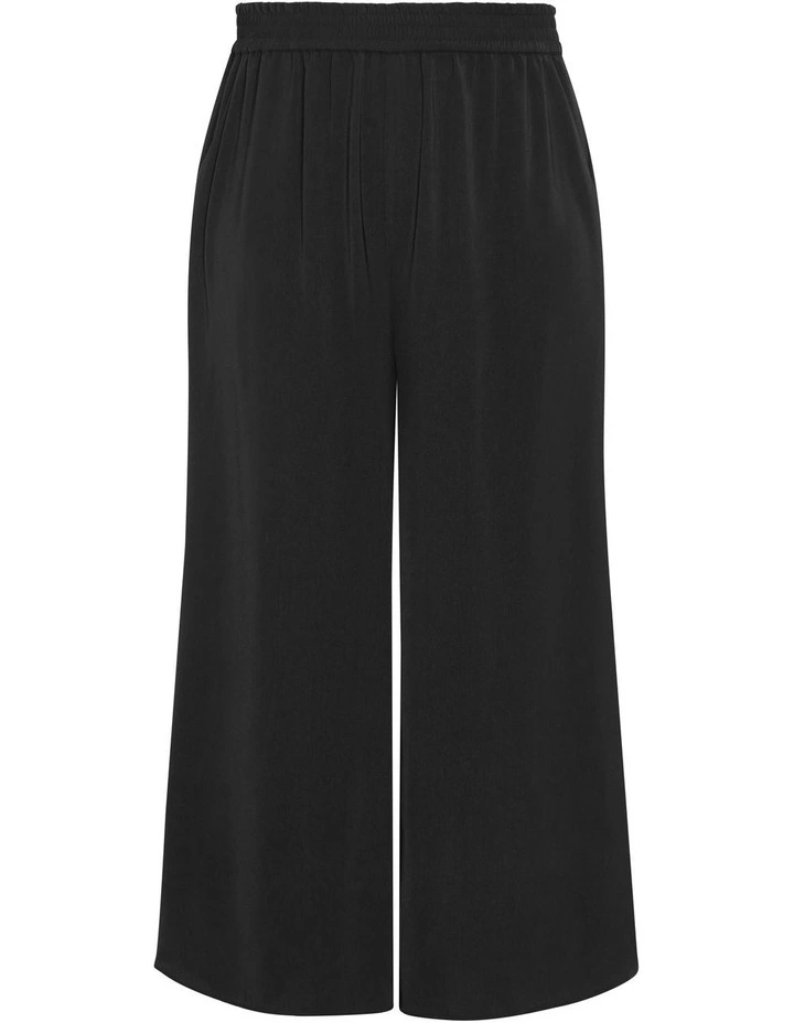 Plus Size Eliah Wide Leg Pant in Black image 5