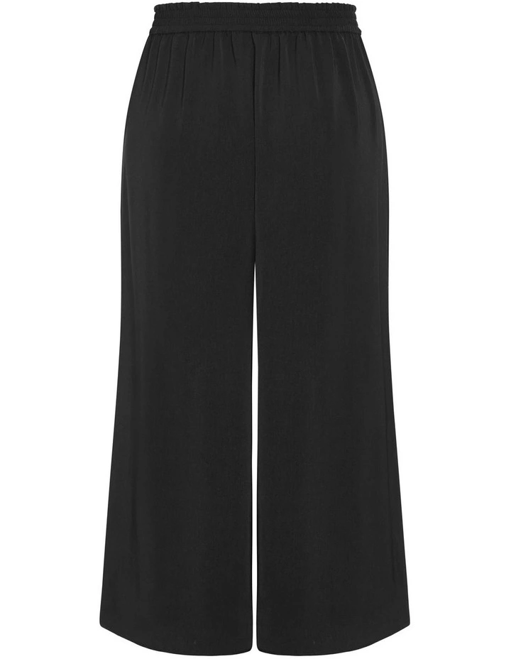 Plus Size Eliah Wide Leg Pant in Black image 6