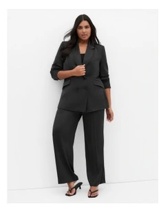 Plus Size Rylie Wide Leg Pant in Black