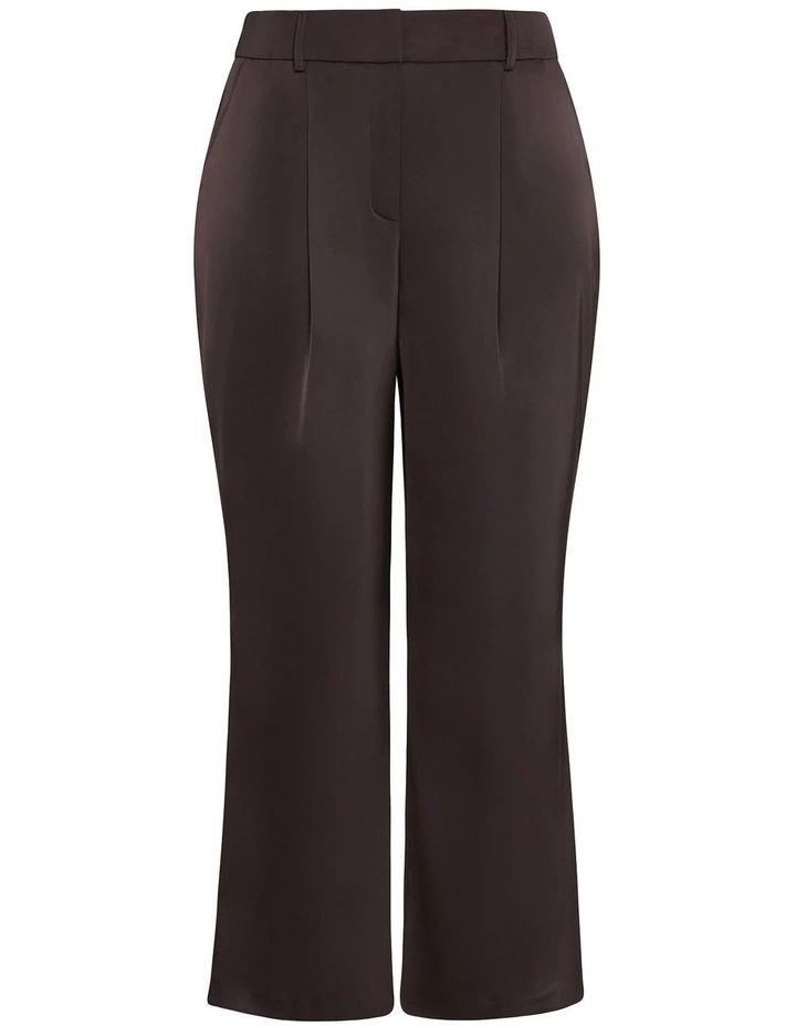 Plus Size Rylie Wide Leg Pant in Chocolate image 3