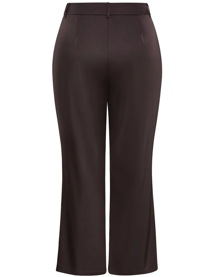 Plus Size Rylie Wide Leg Pant in Chocolate image 4